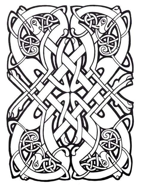 Celtic Coloring Pages Free Printable